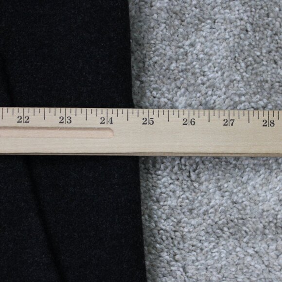 LAUREN Ralph Lauren Peacoat Mens 44R Black Wool Cashmere Blend Overcoat Lined - Picture 16 of 16